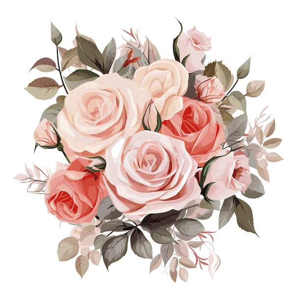 Flower decoration vector