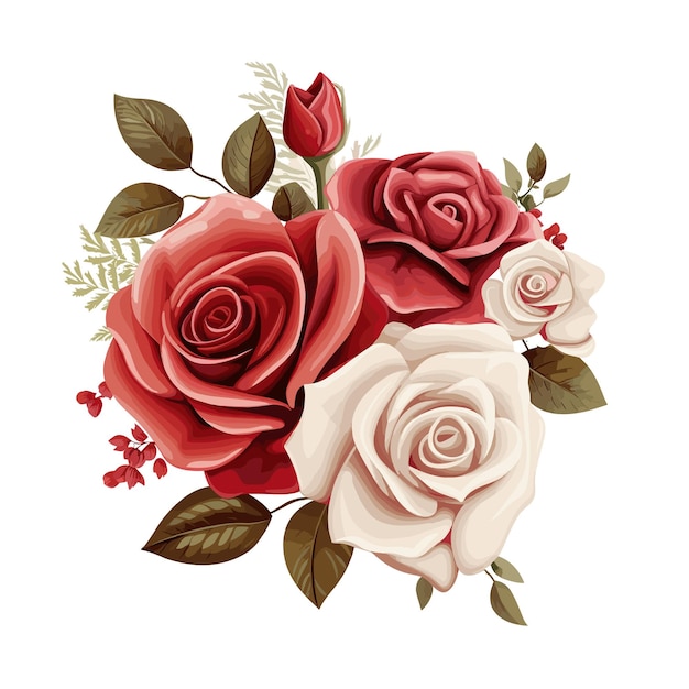 Flower decoration vector