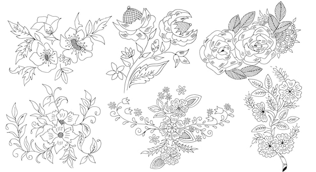 flower design drawing