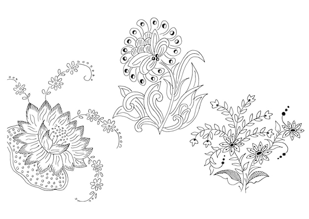 flower design drawing