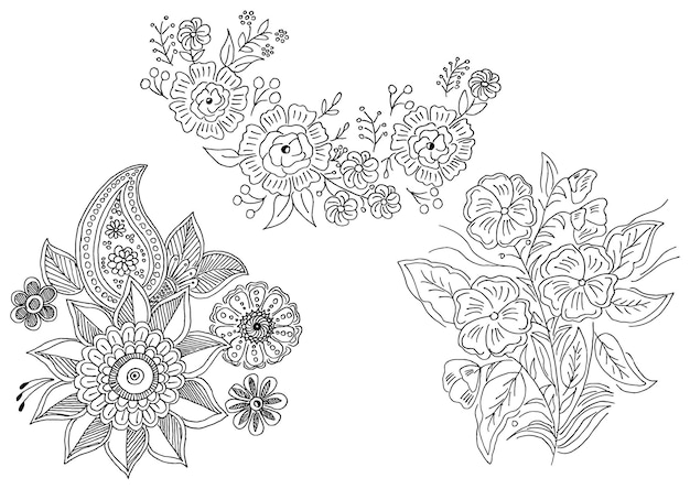 flower design drawing