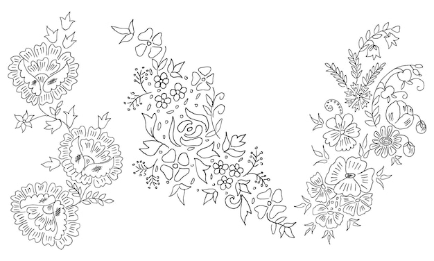 flower design drawing