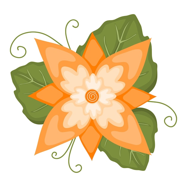 Vector flower floral and plants colorful vector element