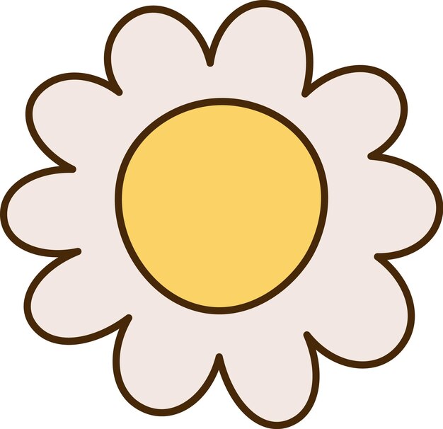 Vector flower head icon