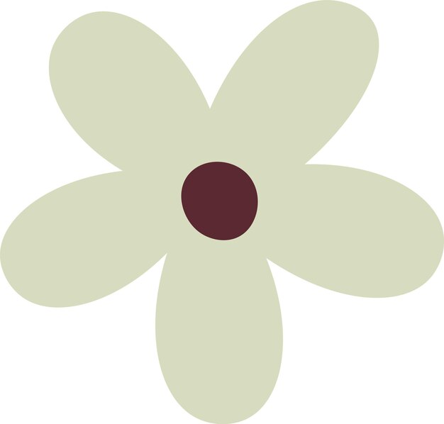 Vector flower head icon