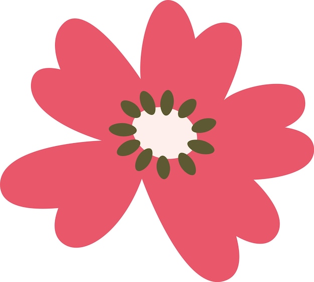 Vector flower head icon