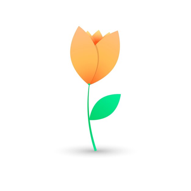 Vector flower icon vector illustration