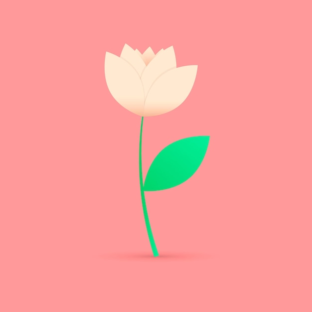 Vector flower icon vector illustration