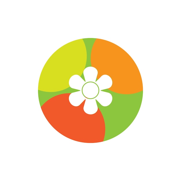 Flower icon vector