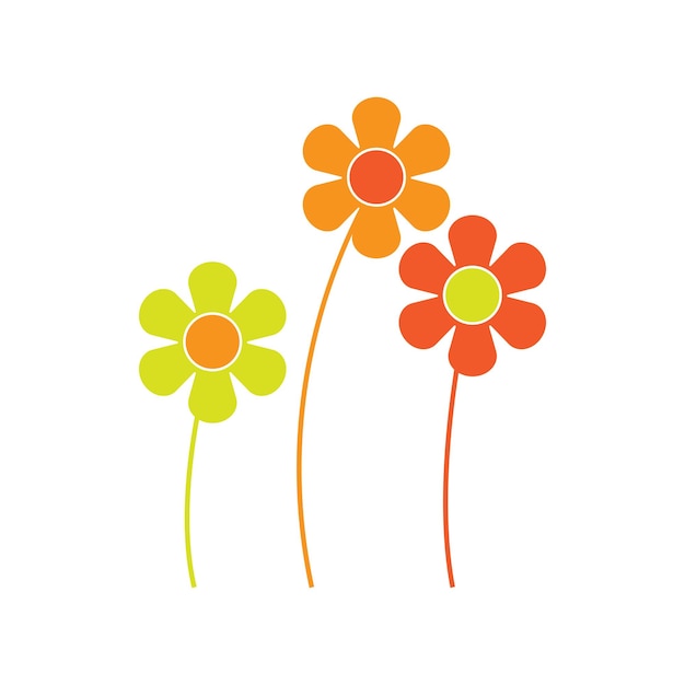 Flower icon vector