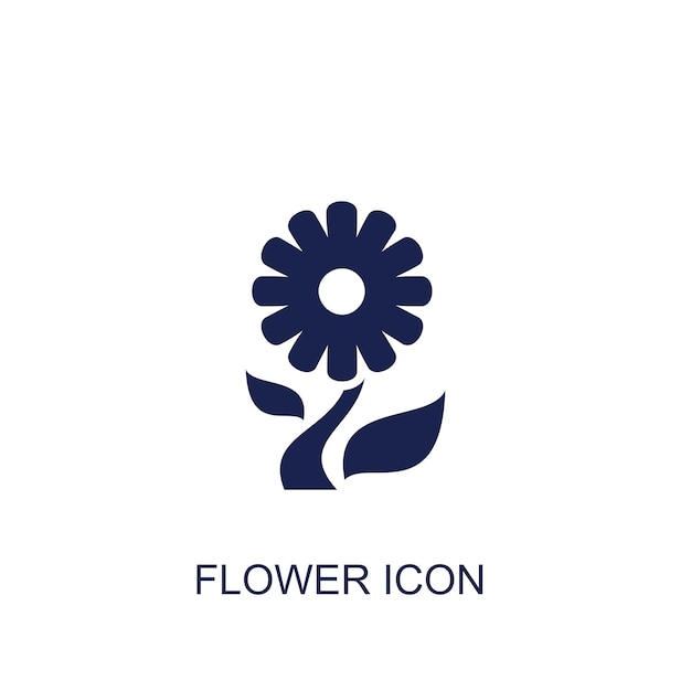 flower icon white background