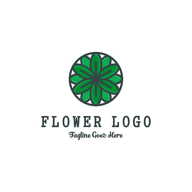 Flower logo concept