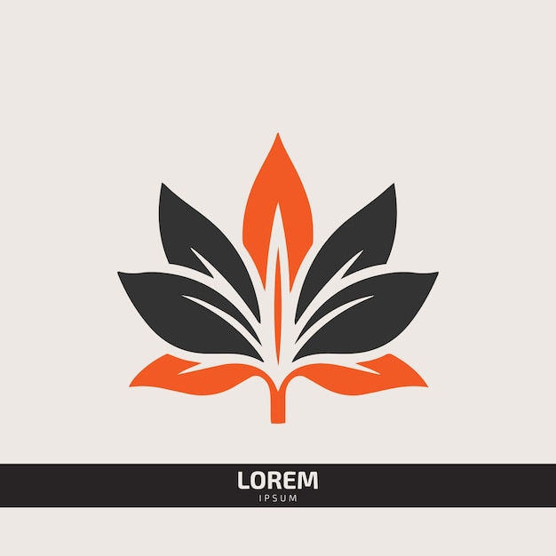 Цветочный вектор цветочного шаблона логотипа