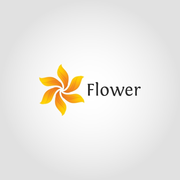 flower logo template