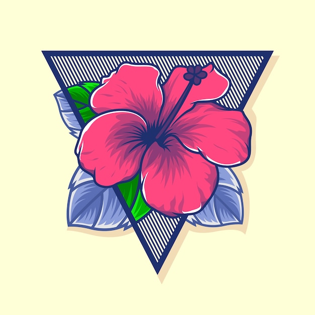 Vector flower logo vector