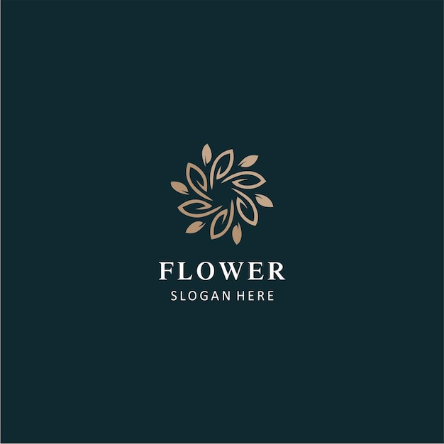 Vector flower logo