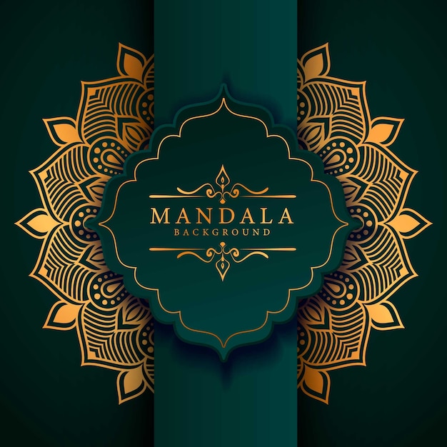 Flower luxury mandala background arabesque style