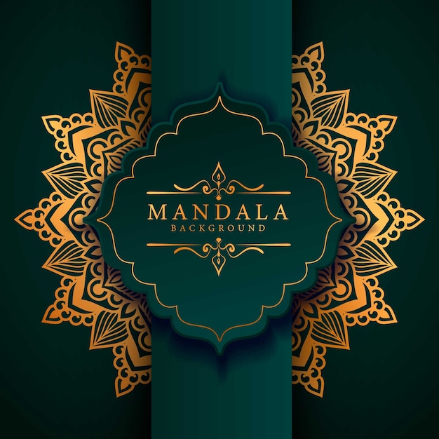 Flower luxury mandala background arabesque style