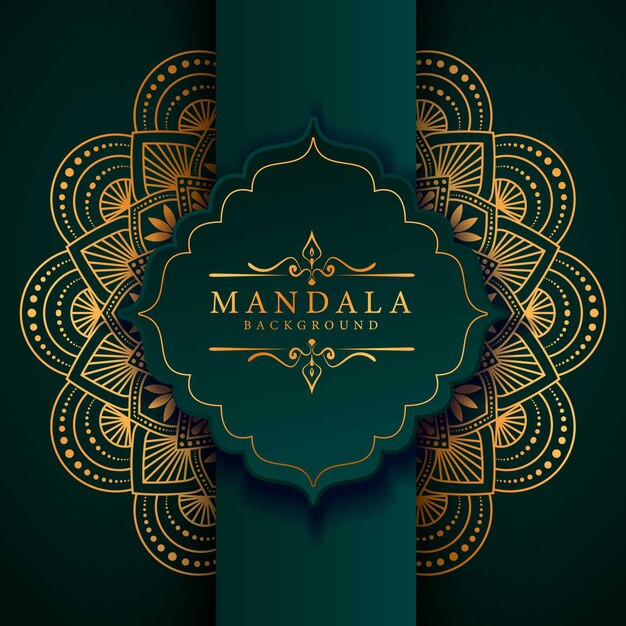 Flower luxury mandala background arabesque style