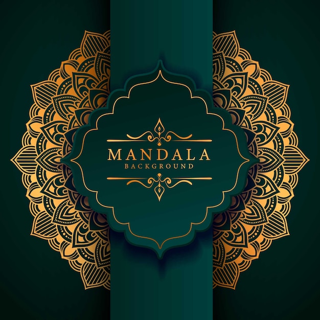 Flower luxury mandala background arabesque style