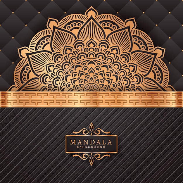 Flower luxury mandala background arabesque style