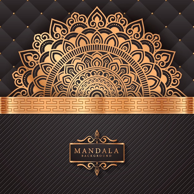 Flower luxury mandala background arabesque style