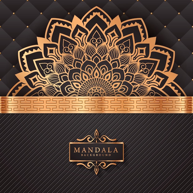 Flower luxury mandala background arabesque style