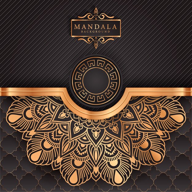 Flower luxury mandala background arabesque style