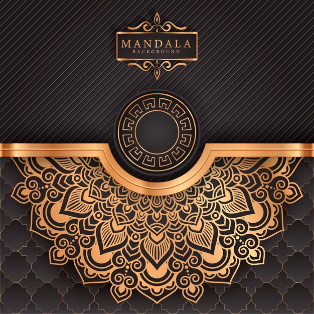 Flower luxury mandala background arabesque style