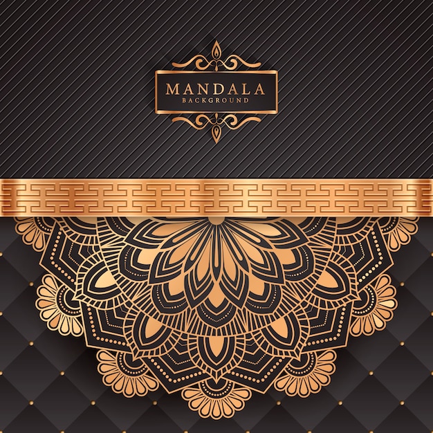 Flower luxury mandala background arabesque style