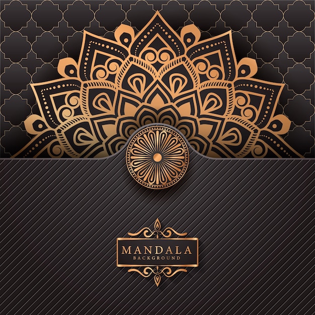 Flower luxury mandala background arabesque style