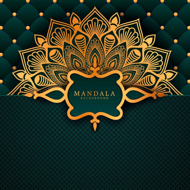 Flower luxury mandala background arabesque style