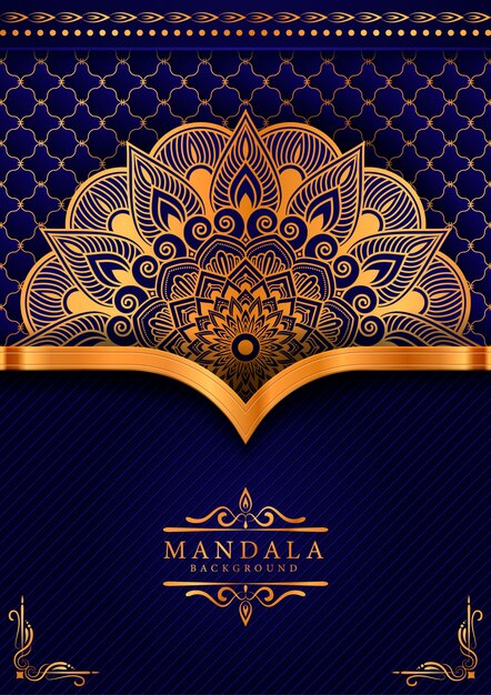 Flower luxury mandala background arabesque style