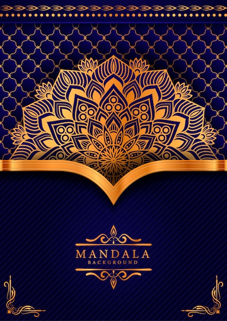 Flower luxury mandala background arabesque style