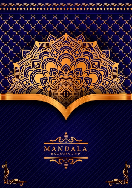 Flower luxury mandala background arabesque style