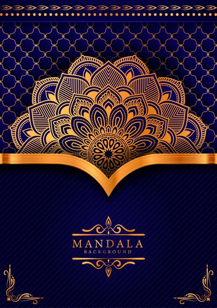 Flower luxury mandala background arabesque style