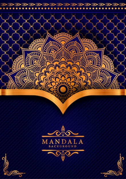 Flower luxury mandala background arabesque style