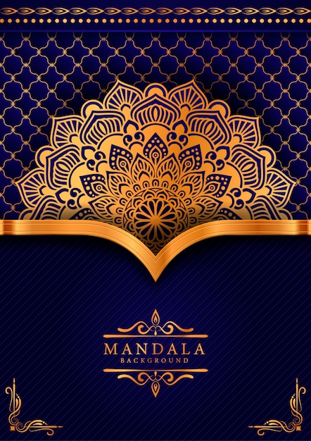 Flower luxury mandala background arabesque style