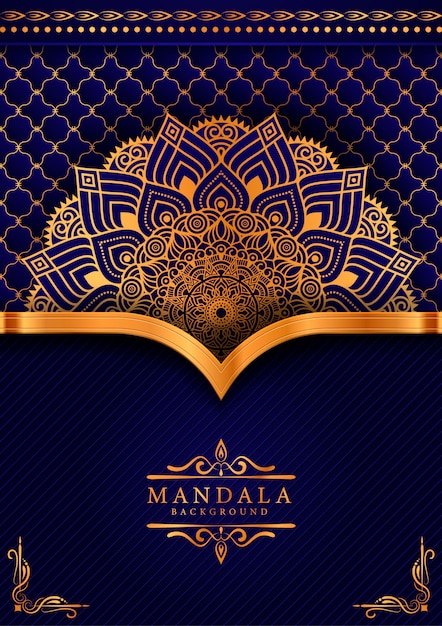 Flower luxury mandala background arabesque style