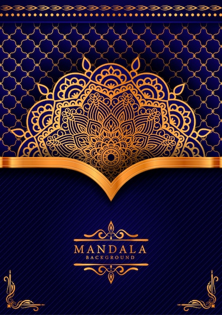 Flower luxury mandala background arabesque style