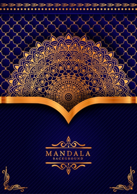 Flower luxury mandala background arabesque style