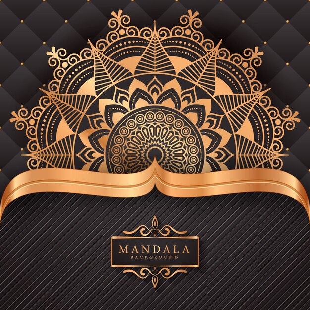 Flower luxury mandala background arabesque style