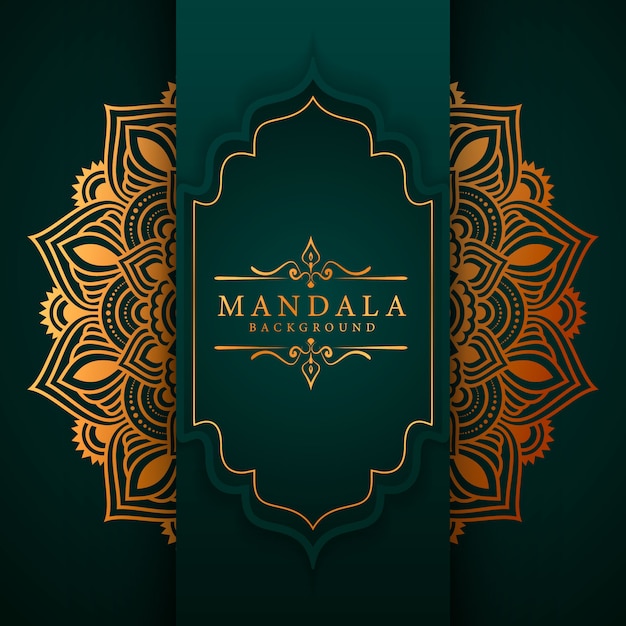 Flower luxury mandala background arabesque style