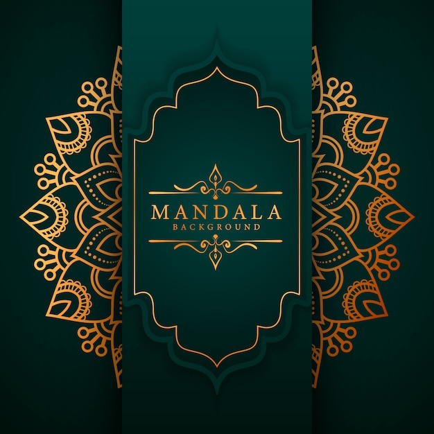 Flower luxury mandala background arabesque style