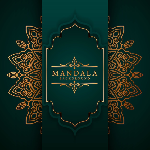 Flower luxury mandala background arabesque style