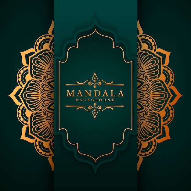 Flower luxury mandala background arabesque style