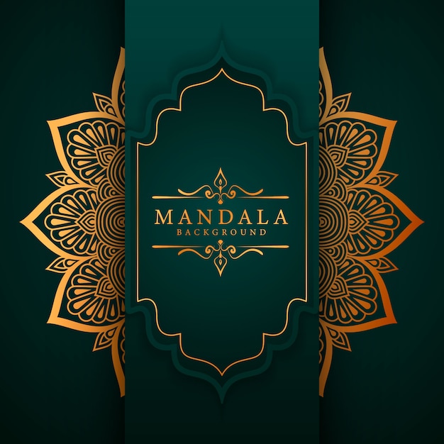 Flower luxury mandala background arabesque style