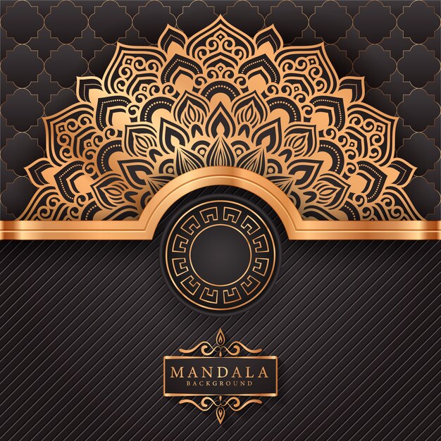 Flower luxury mandala background arabesque style