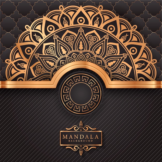 Flower luxury mandala background arabesque style