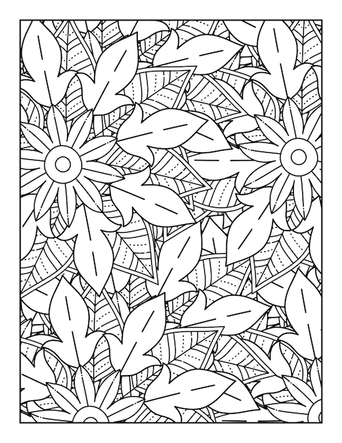 Flower Mandala Coloring Page